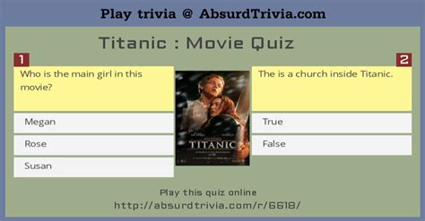 Titanic : Movie Quiz