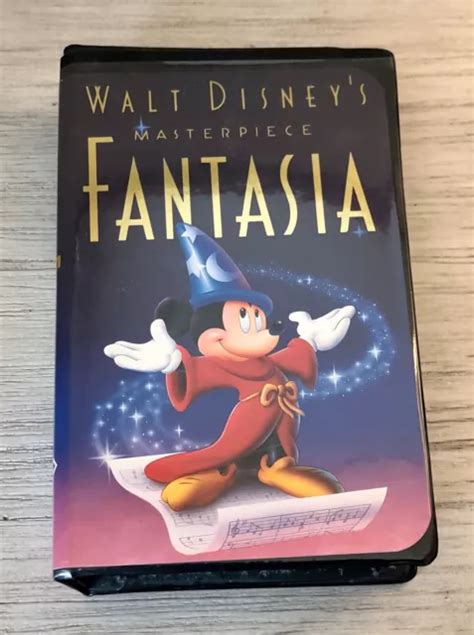 FANTASIA VHS 1991 chef d œuvre vidéo Walt Disney animation Mickey