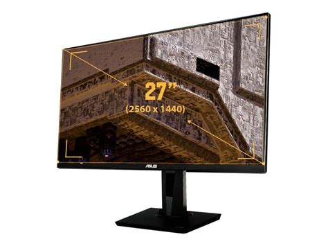 27' ASUS TUF Gaming VG27AQZ LCD monitor fekete