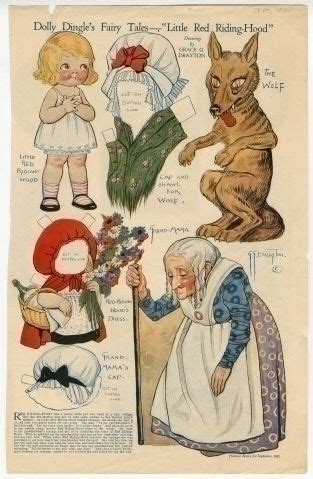 Dolly Dingle Her Dolls Rare Cool Digital Paper Dolls Vintage Dress Up