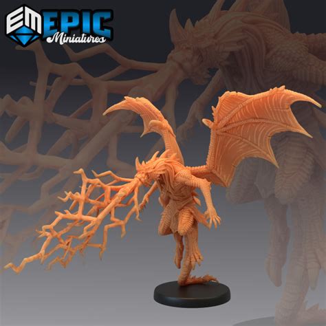 3D Printable Draconic Demon Blue Breath Attack / Demonic Encounter by ...