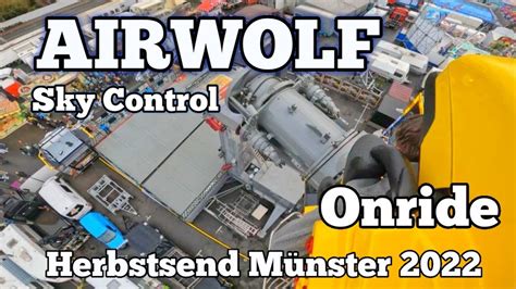 ⁴ᴷ Airwolf Weber Onride Herbstsend Münster 2022 YouTube