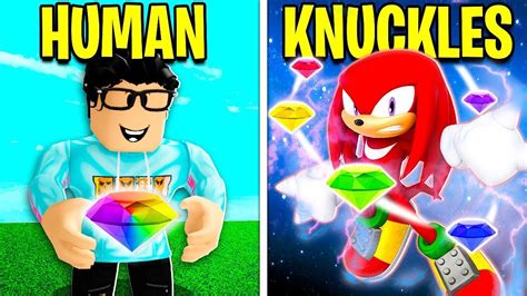 Human To Knuckles Roblox Youtube