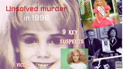 The unsolved mysterious case The Murder of JonBenét Ramsey One victim