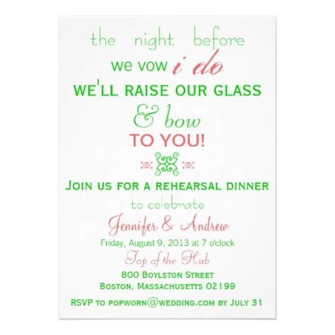 Fun Fresh Rehearsal Dinner Invitation Mint Green Zazzle Mint Invitation Rehearsal Dinner