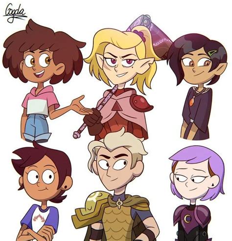 Amphibia and Owl House Design Swap by Gogola_Star | Disney Channel | Dibujos animados bonitos ...