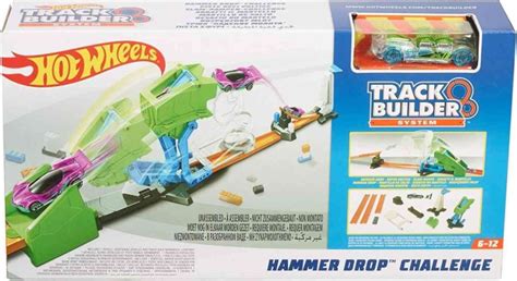 Promo Hot Wheels Track Builder Hammer Drop Challenge Original Hotwheels Diskon Di Seller
