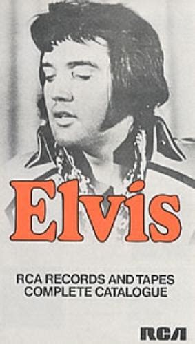 Elvis Presley Rca Records And Tapes Complete Catalogue Uk Handbill 214127