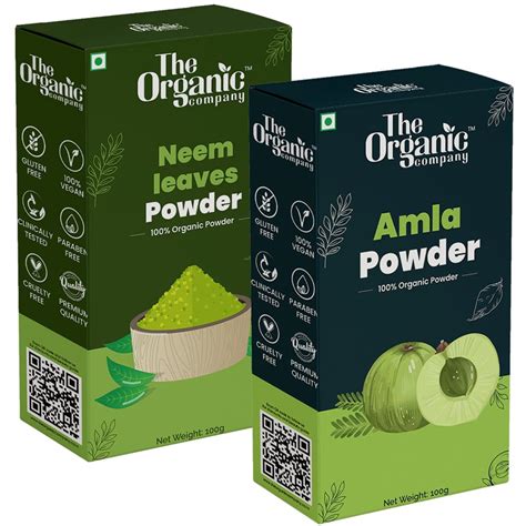 Amla Juice Neem Powder For Drinking Eating And Hair Growth Face