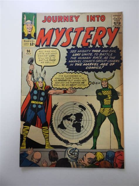 Journey Into Mystery Vg Condition Comic Books Silver Age