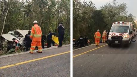 Trágico accidente en la vía Mérida Cancún deja un menor fallecido y 5