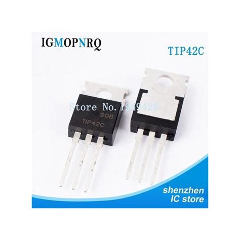 Generic 100pcs Tip42c Tip42 To220 Bipolar Junction Transistor Bjt Pnp