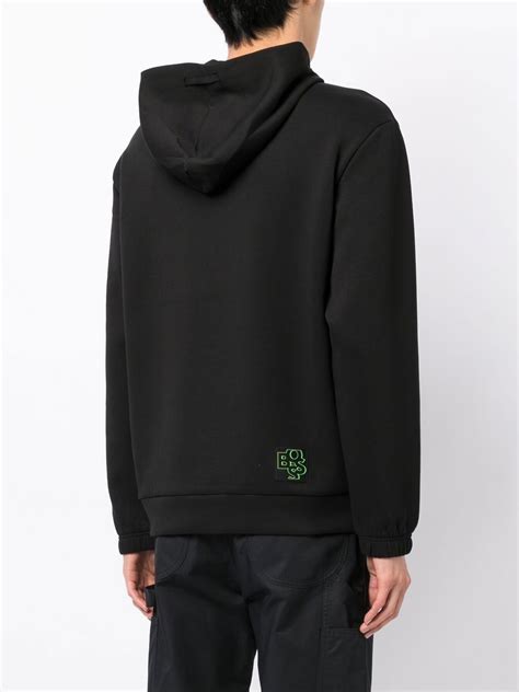 BOSS logo-print Hoodie - Farfetch