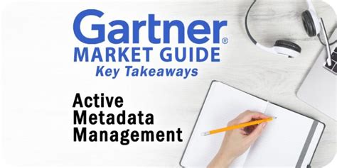 Key Takeaways The 2021 Gartner Market Guide For Active Metadata Management