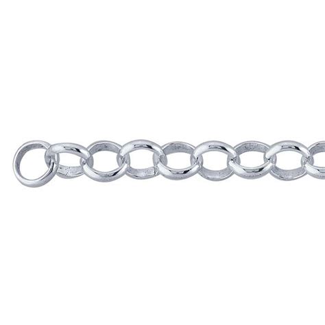 Sterling Silver Round Rolo Chain RioGrande