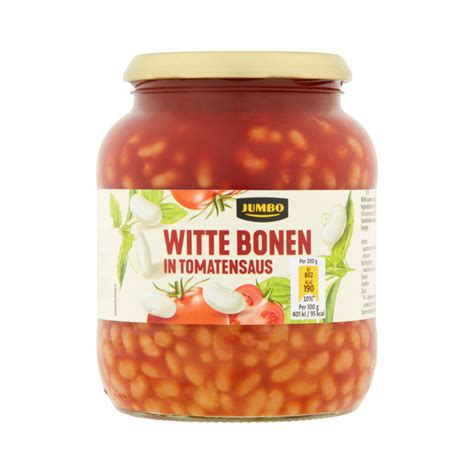 Jumbo Witte Bonen In Tomatensaus G Aanbieding Bij Jumbo