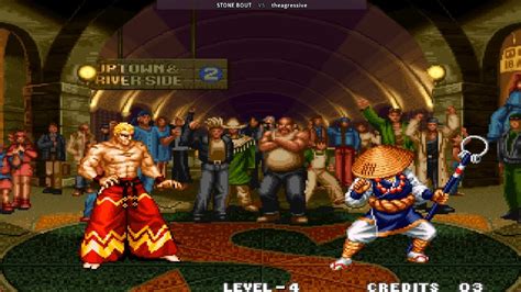 Real Bout Fatal Fury Fightcade 리얼 바웃 아랑전설 STONE BOUT br vs