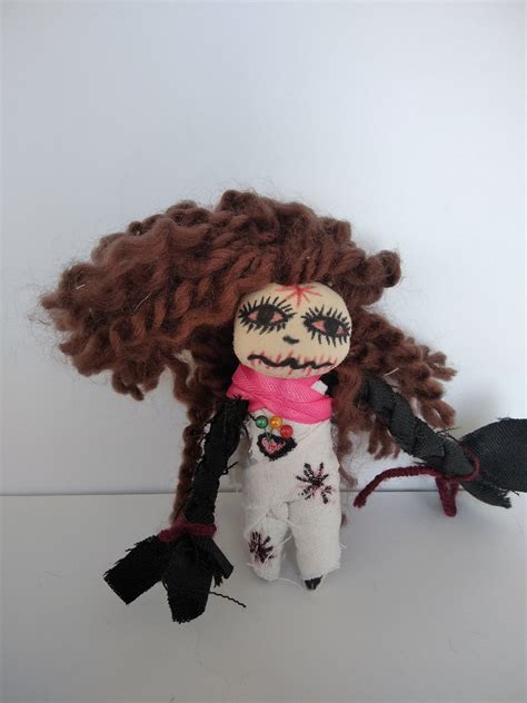 Voodoo Doll With Pins Etsy