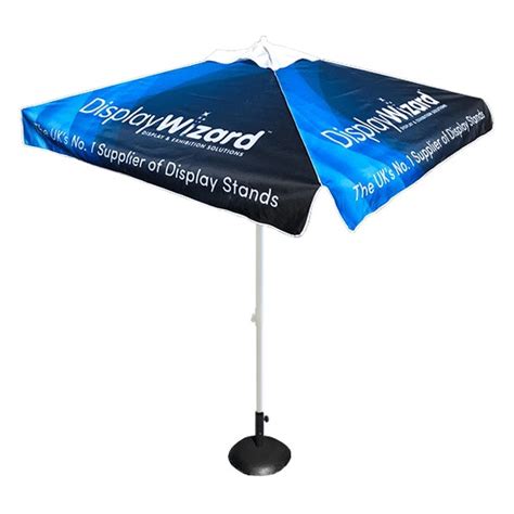 Branded Parasols Custom Printed Parasols Display Wizard