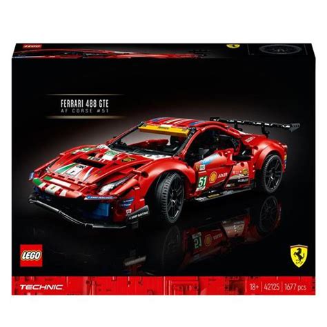 LEGO Technic 42125 Ferrari 488 GTE AF Corse 51 Modello Auto Sportiva