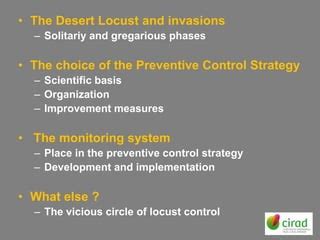 A monitoring system for preventive control of Desert Locust in West ...