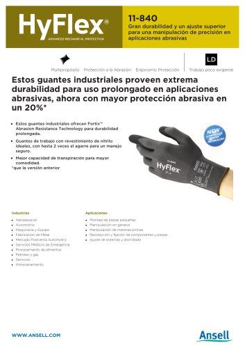 Ansell Soluciones De Protección Ansell Catálogo Pdf Documentación