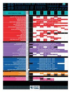 2023 State Fair of Texas Schedule | State Fair of Texas