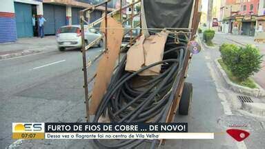 Bom Dia ES Roubo de fios de cobre é crime frequente e causa prejuízos