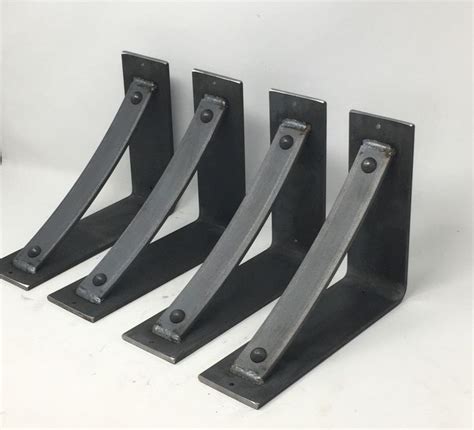 Metal Shelf Support With Rivets SOLD INDIVIDUALLY Shelf Bracket Metal