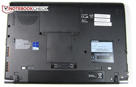 Review Toshiba Tecra R Fl Notebook Notebookcheck Net Reviews