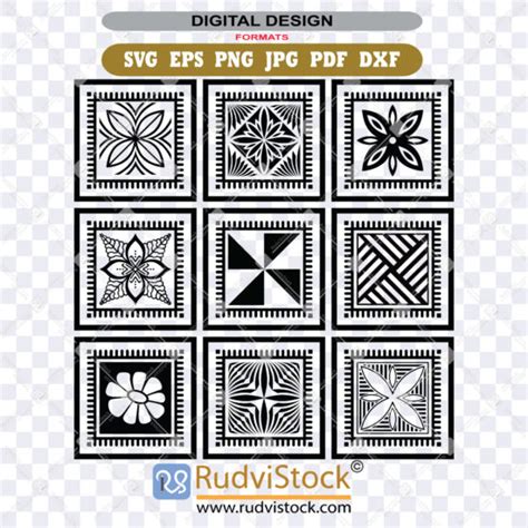 Polynesian pattern tribal design - Rudvistock