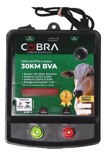 Aparelho De Choque Para Cerca Rural 30km Sr Bivolt Cobra