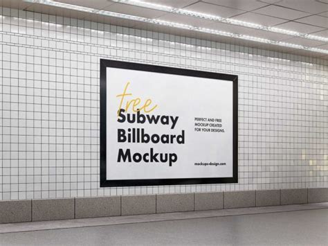 Subway Billboard Free Mockups The Free Mockup