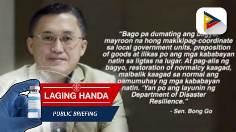 Sen Bong Go Pursigido Na Maipasa Ang Isinusulong Na Batas Na Bubuo Sa