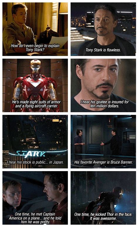 The Avengers Movie Scene With Captain America And Iron Man In Different Scenes Including An