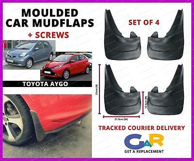 Rubbert Car Mud Flaps Splash Guards Set Of 4 Front And Rear For Toyota