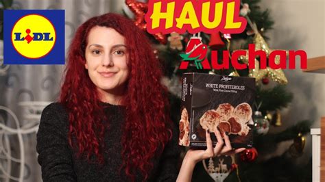 HAUL LIDL AUCHAN Cumparaturi Alimentare YouTube