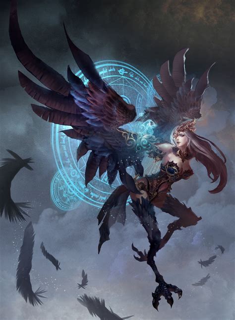 Harpy By Kafabest On Deviantart Fantasy Art Concept Art Characters