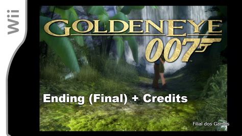 Goldeneye Wii Ending Final Credits Youtube