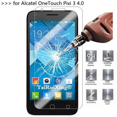 Tempered Glass For Alcatel One Touch Pixi 3 4 0 4013 Screen Protector 2