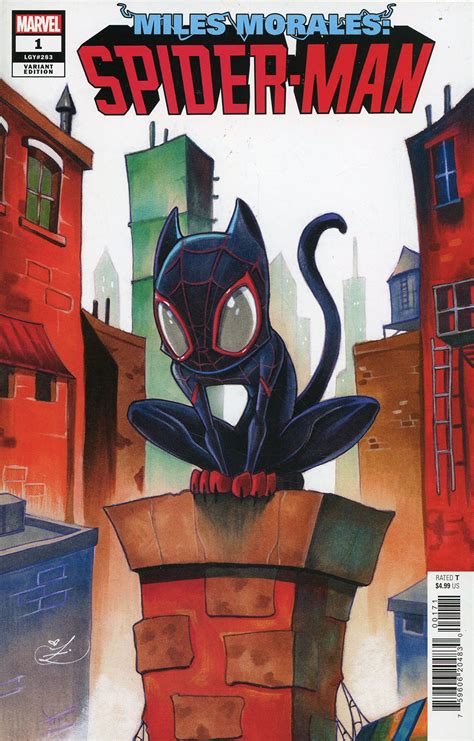 Miles Morales Spider Man Vol Cover F Variant Chrissie Zullo Cat Cover