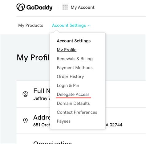 How To Grant Delegate Access In Godaddy Spectrum Marketing Group