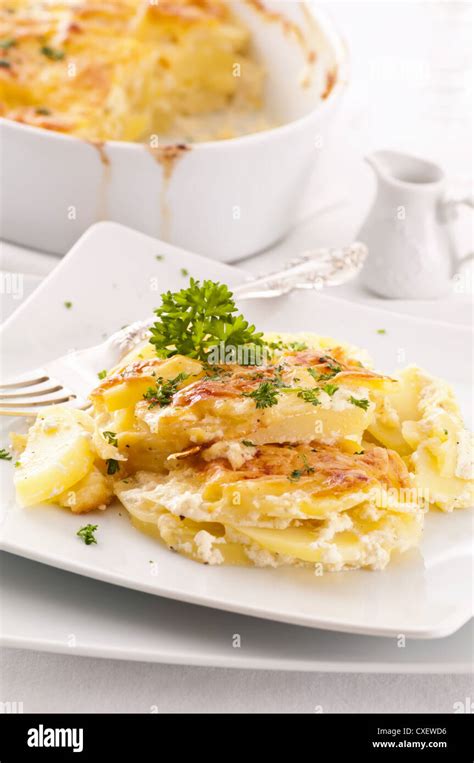 Kartoffelgratin hi-res stock photography and images - Alamy