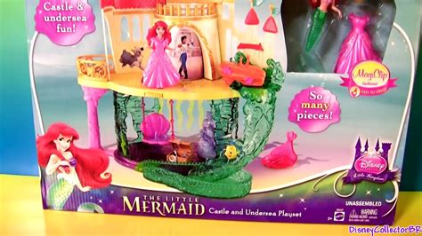 Magiclip Princess Ariel Castle Undersea Set Play Doh Dress Up Disney