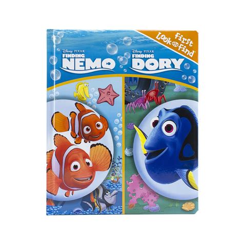 Pre Loved Boardbook Disney Pixar Finding Nemo And Finding Dory First Look And Find Board Book