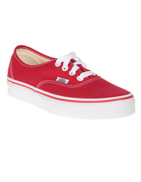 Venta Tenis Rojos Vans En Stock