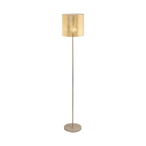 Eglo Lighting 97647 Viserbella Single Light Floor Lamp In Champagne