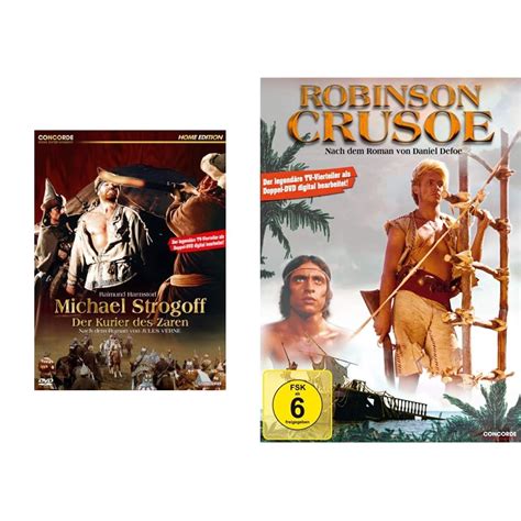 Michael Strogoff Der Kurier Des Zaren 2 DVDs Robinson Crusoe 2