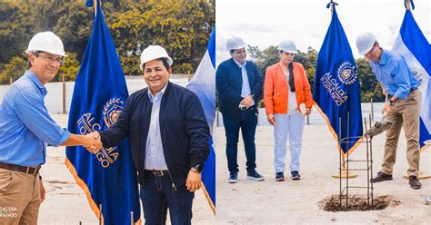 Alcalde José Chicas coloca la primera piedra para la construcción del