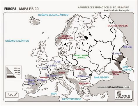 EL AULA HOBBIT GEOGRAFÍA FÍSICA DE EUROPA